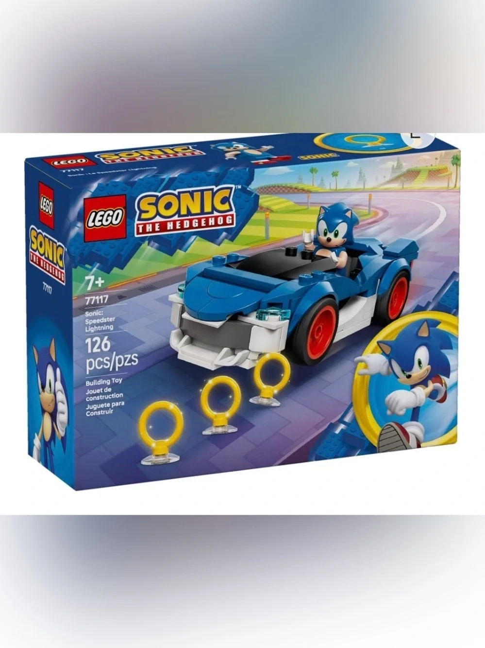 LEGO Sonic the Hedgehog Blue Speedster Lightning Building Set- 77117
